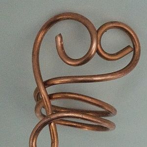 Copper Heart Ring